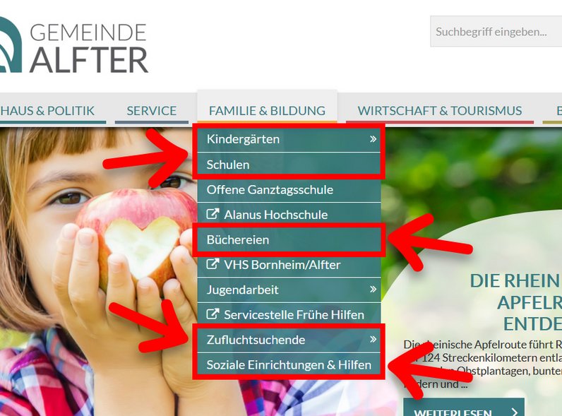 Bild: Familie & Bildung - vergrößerte Darstellung öffnen